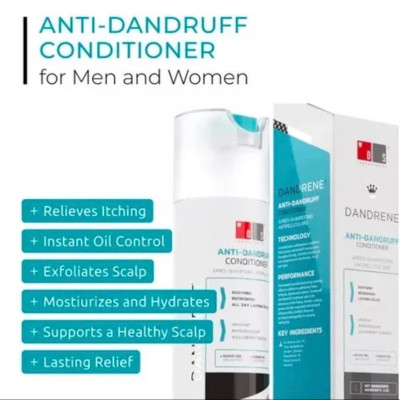 Dầu xả nuôi dưỡng, giảm gầu, vảy nến DANDRENE CONDITIONER 205ml của Ds Laboratories ( Mỹ )