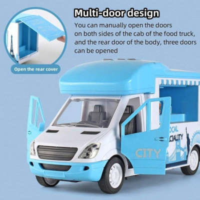 TOYSTAR - 666-02P Mô hình xe đồ ăn nhanh tỉ lệ 1:14 (KT 28x9.6x13.8cm)