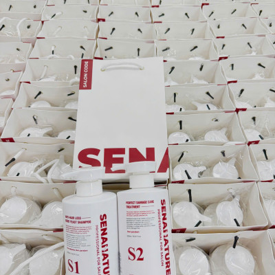 (Tặng sửa rửa mặt) Cặp dầu gội xả SENANATURE ANTI-HAIR LOSS BEER YEAST SHAMPOO 500ml