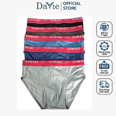 Quần Lót Nam Samaki Skct03 Chất Liệu Cotton 4c, Co Giãn Thấm Hút Mồ Hôi Tốt