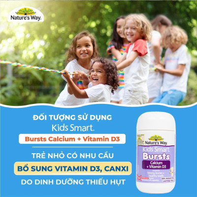 Viên Nhai Bổ Sung Canxi Cho Bé Nature