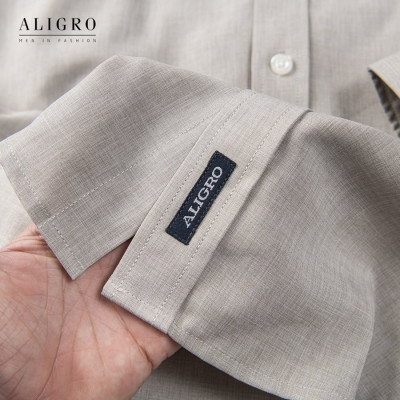 Áo sơ mi nam dài tay ALIGRO chất liệu pirma cotton mềm mịn, kiểu dáng đơn giản, tinh tế ALGS157