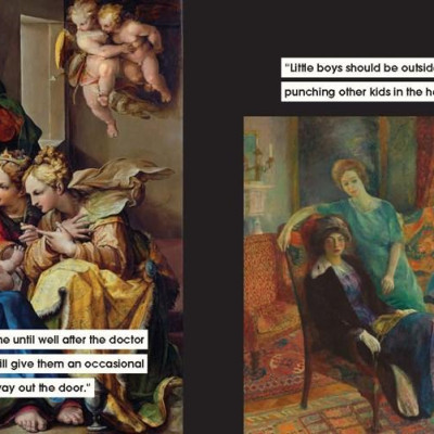 Sách - Parenting Advice to Ignore in Art and Life by Nicole Tersigni (UK edition, Hardcover)