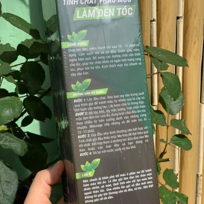 Tinh chất thảo mộc làm đen tóc MẸ KEN 200ml - thuốc nhuộm đen tóc