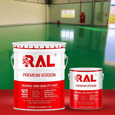 Sơn sàn kháng hóa chất (trung gian) RAL RAFLOOR ANTI-CHEM MIO - 5KG