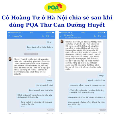 Thư Can Dưỡng Huyết PQA Giúp Bổ Huyết, Hoạt Huyết Hỗ Trợ Giảm Các Triệu Chứng Của Người Bị Parkinson Hộp 125ml