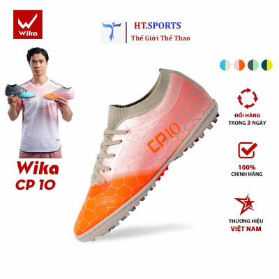 Giày bóng đá sân cỏ nhân tạo chính hãng Wika CP10 Công Phượng ( tặng tất chống trơn ) Size 32 đến 43