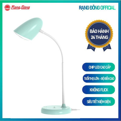 Đèn bàn bảo vệ thị lực cảm ứng và thay đổi ánh sáng Rạng Đông Model: RD-RL-38.PLUS 6W ánh sáng tự nhiên