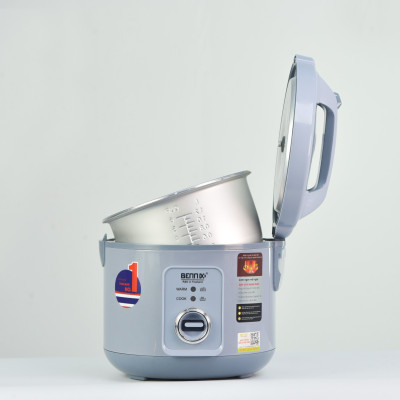 Nồi Cơm Điện Bennix BN-012NK Lòng Nồi Chống Dính Công Suất 500W Dùng Cho Gia Đình 4 Người- Hàng Chính Hãng