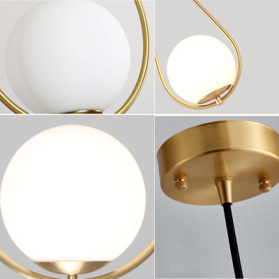 Đèn thả SAPAS hình giọt nước độc đáo trang trí nội thất sang trọng - kèm bóng LED chuyên dụng - (82).