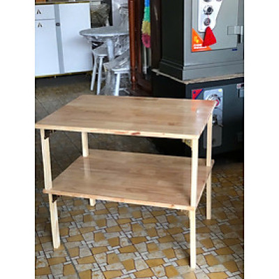Bàn học,bàn ăn ngồi bệt gỗ tự nhiên VIMOS, xếp gọn, chắc chắn, cao 32cm
