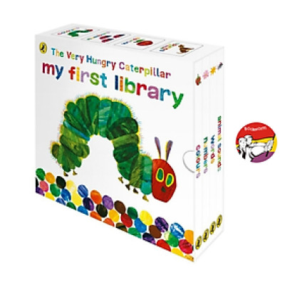 Sách - The Very Hungry Caterpillar My First Library by Eric Carle - Ngoại văn Thiếu nhi Nhập khẩu