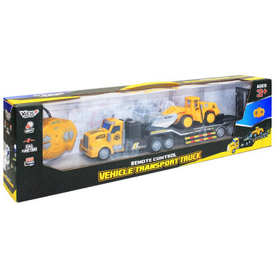 Đồ Chơi Mô Hình Xe Tải Vận Chuyển Xe Công Trình Điều Khiển Từ Xa - Vecto VT200-11