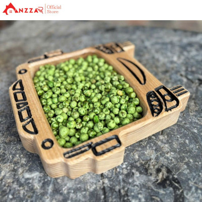 Khay Gỗ Decor Hình Ô Tô – Nguyên Khối Cao Cấp – Đựng Mứt, Hạt Sấy, Quà Tặng Trung Thu Tết