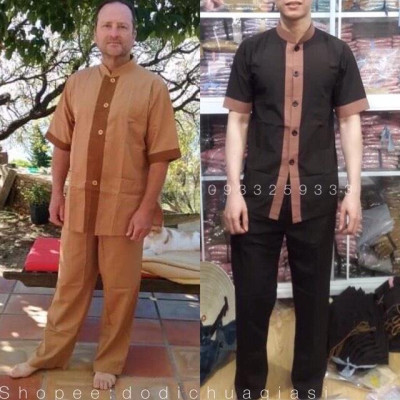 ĐỒ LAM ĐI CHÙA  Lãnh Tựu Phối Tay Ngắn