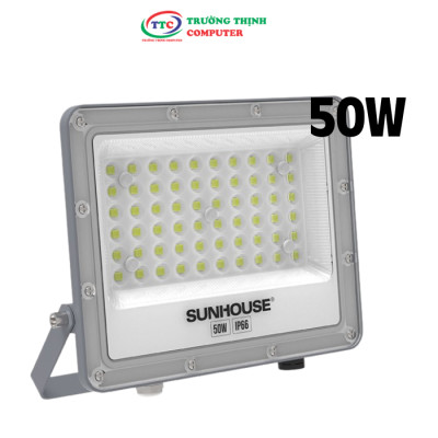 Đèn Pha led ECO Sunhouse 50W SHE-LECPL01 Sử dụng Chip LED ,Tuổi thọ 25.000 giờ