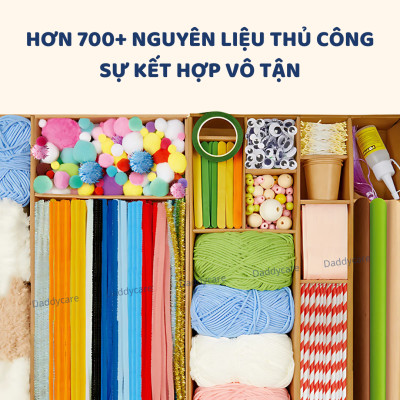 Set Làm Hoa Kẽm Nhung loại 1 Mideer All-in-One Handicraft Kit- Master Craftsman