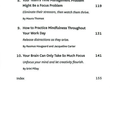 Focus (HBR Emotional Intelligence Series)