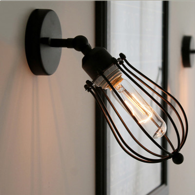  Combo 2 đèn treo tường rọ sắt dáng quả lê TU001 - đèn cao cấp