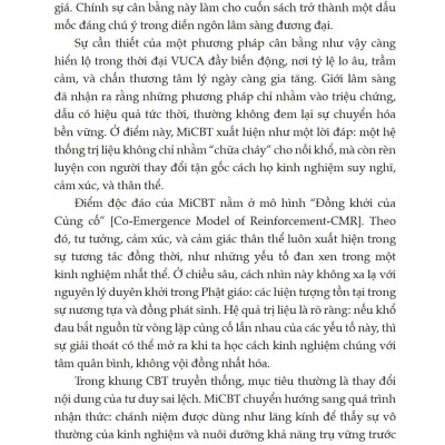 Sách - Trị Liệu Nhận Thức Hành Vi Tích Hợp Chánh Niệm - Nguyên Tắc Và Thực Hành