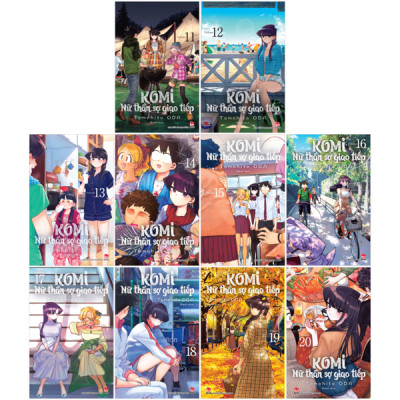 Sách - Combo Manga - Komi - Nữ Thần Sợ Giao Tiếp: Tập 11 - 20 (Bộ 10 Tập)