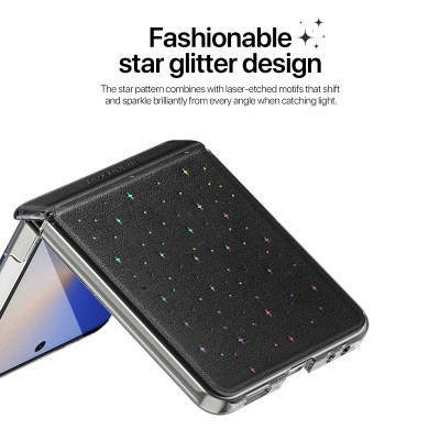 Bao da Dux Ducis STEX Series PU Leather Foldable dành cho Samsung Galaxy Z Flip 7_ Hàng chính hãng