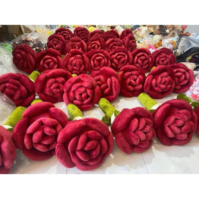 Gấu bông Hoa Hồng Đỏ Khổng Lồ Làm Quà Tặng 20/10, Hoa Hồng Nhồi Bông Cao Cấp Gấu Bông Dễ Thương