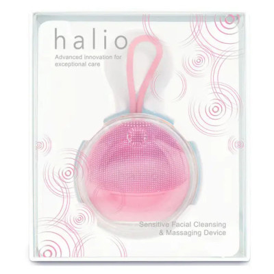 Máy rửa mặt dành cho da nhạy cảm Halio Sensitive Facial Cleansing & Massaging Device baby pink Limited Edition