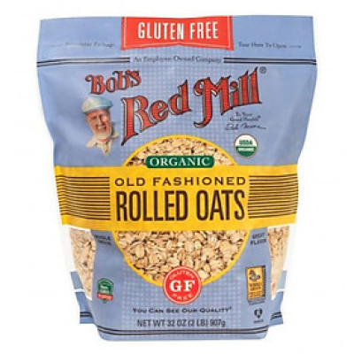 [ Date 12/26 ] Yến mạch cán vừa hữu cơ không chứa Gluten Bob