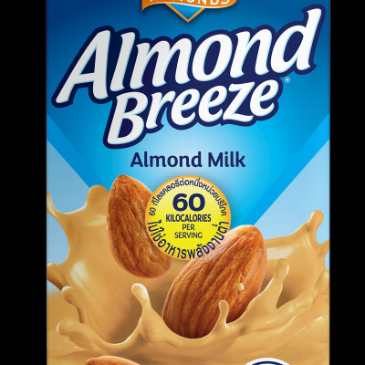 Blue Diamond - Thùng Sữa Hạt Hạnh Nhân ALMOND BREEZE vị Latte 180ml x 24 Hộp