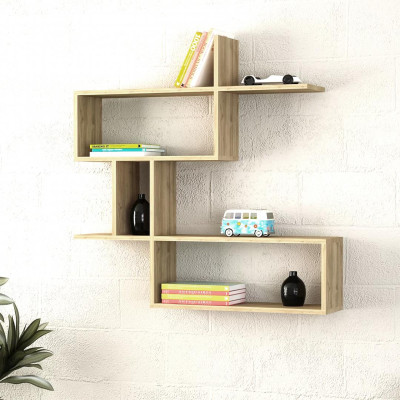 Kệ gỗ trưng bày kiểu dáng thanh lịch SMLIFE Wanda