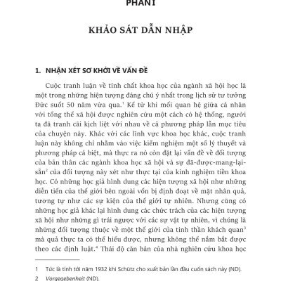 Sách - Sự Kiến Tạo Ý Nghĩa Của Thế Giới Xã Hội - Der Sinnhafte Aufbau Der Sozialen Welt
