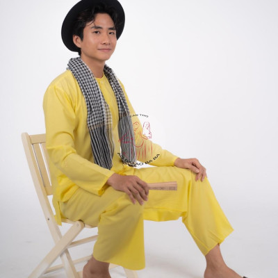 BIGSIZE Bộ Bà ba vàng nam bộ- Miền tây-giá rẻ- Có bộ bà ba Bigsize- Bà ba sỉ toàn quốc, may bộ áo bà ba theo yêu cầu