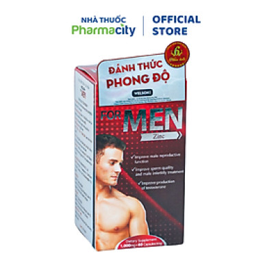 Viên uống Welson For Men hỗ trợ tăng cường sinh lý nam (Lọ 60 viên)