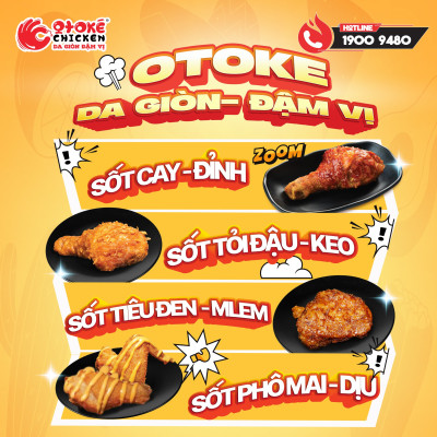 Giftpop - Phiếu Quà Tặng Otoké Chicken 1000K