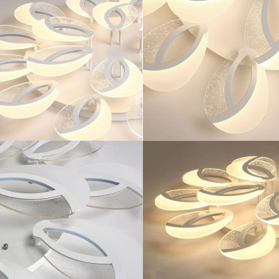 Đèn trần BERTO kiểu dáng độc đáo với 3 chế độ ánh sáng hiện đại - kèm điều khiển từ xa - (149).