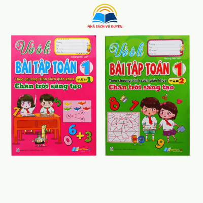 Sách - Combo 6 Cuốn Bài Tập Lớp 1 Chân Trời Sáng Tạo – Vở Luyện Viết, Toán, Tiếng Việt, Phiếu Bài Tập Cuối Tuần