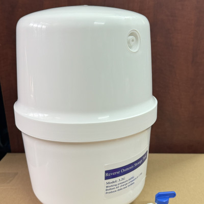 Bình áp nhựa 8 lít (3.2G) dùng cho máy lọc nước RO các loại- kèm van bình áp/ Hàng chính hãng