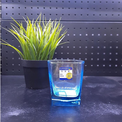 Bộ 6 cốc (ly) thủy tinh vuông thấp Luminarc Sterling 30cl - J1582 | Hàng chính hãng