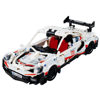 Đồ Chơi Lắp Ráp Xe Thể Thao Chạy Đà Siêu Tốc - Super Speed Pullback Sports Car - Toys&Joys 3303 (540 Mảnh Ghép)