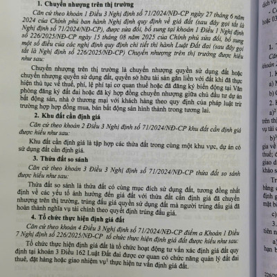 Sách Luật Đất Đai – Quy Định Về Giá Đất, Bồi Thường, Hỗ Trợ, Tái Định Cư Khi Nhà Nước Thu Hồi Đất