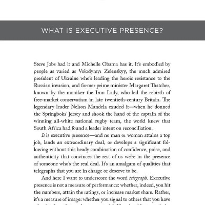 Sách ngoại văn: Executive Presence 2.0