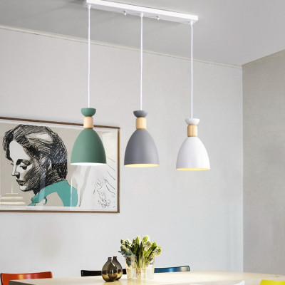 Bộ đèn thả HATSMED cao cấp kèm bóng LED chuyên dụng và đế ốp trần