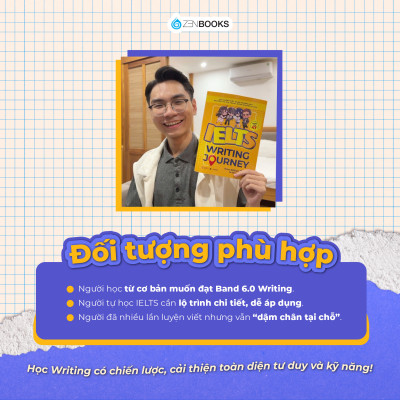 Combo Sách IELTS Cho Người Mới Bắt Đầu: Tư Duy Học IELTS +IELTS Speaking Journey + IELTS Writing Journey