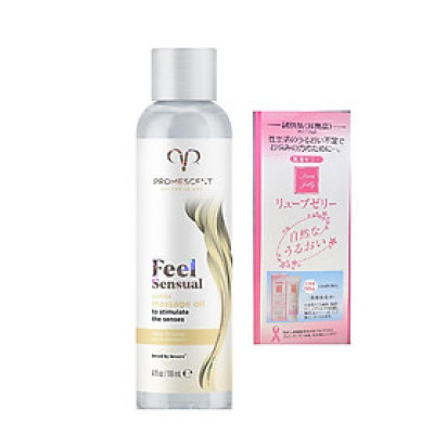 Dầu mát xa nóng ấm hương vani Promescent Sensual Vanila kèm gel bôi trơn Jex