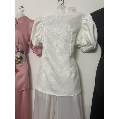 Đồ Lam Đi Chùa Gấm Tay Phồng