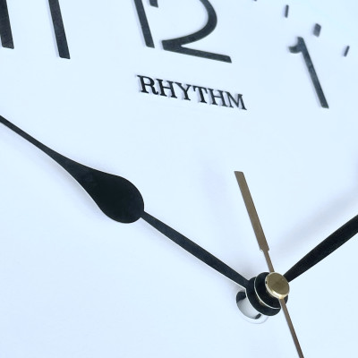 Đồng hồ Rhythm CMG734NR01 Kt 31.2 x 5.0cm, 710g. Vỏ nhựa. Dùng Pin.