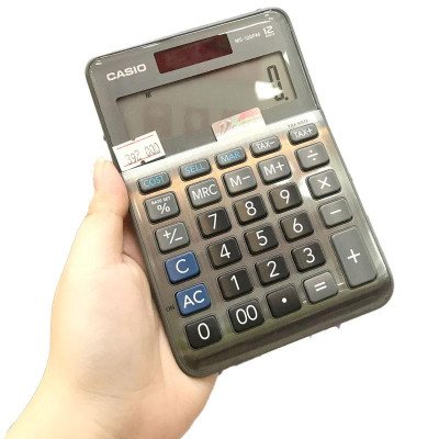 Máy Tính Văn Phòng Casio MS - 120FM - Màu Xám - Kèm Quà Chất