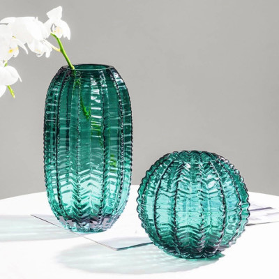 Lọ hoa thủy tinh phong cách Bắc Âu BA02 Hàng chính hãng