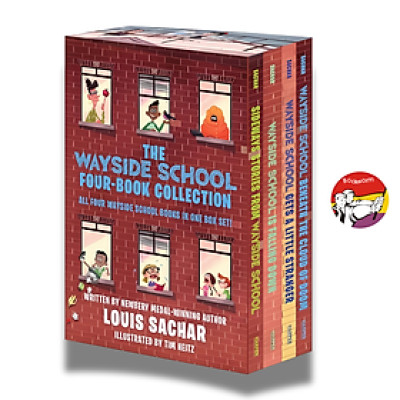 Sách - The Wayside School 4-Book Box Set by Louis Sachar | Children English Book / Ngoại văn